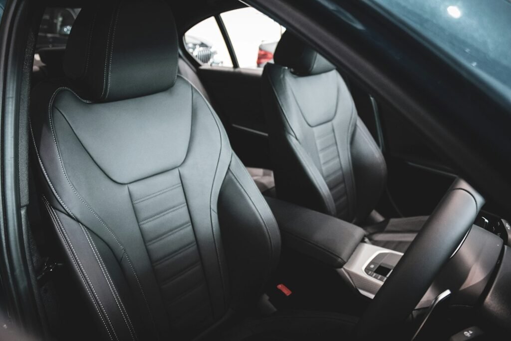 Clean modern vehicle interior illustrating routine car detailing and interior care